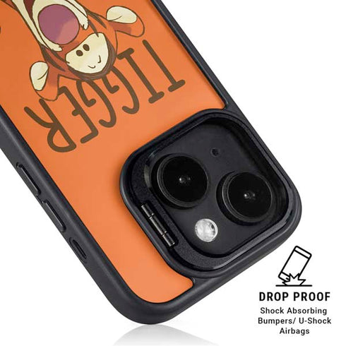 Disney Winnie the Pooh Tigget Portrait iPhone 15 Kickstand Case